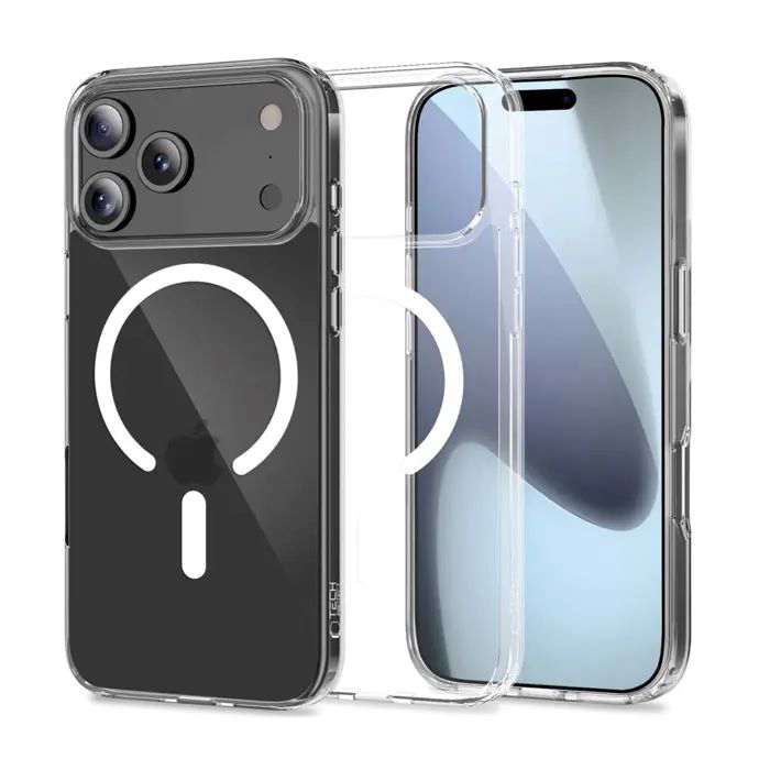Maskica za mobitel +class Magsafe za Apple iPhone 17 Pro - prozirna